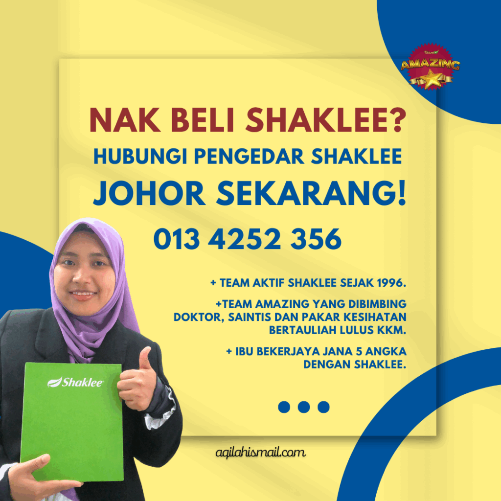 pengedar shaklee johor